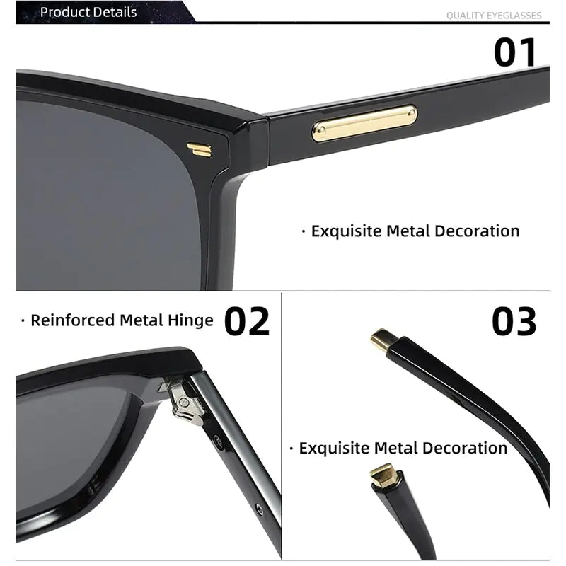 Gafas de sol polarizadas de diseñador UV400 para mujer